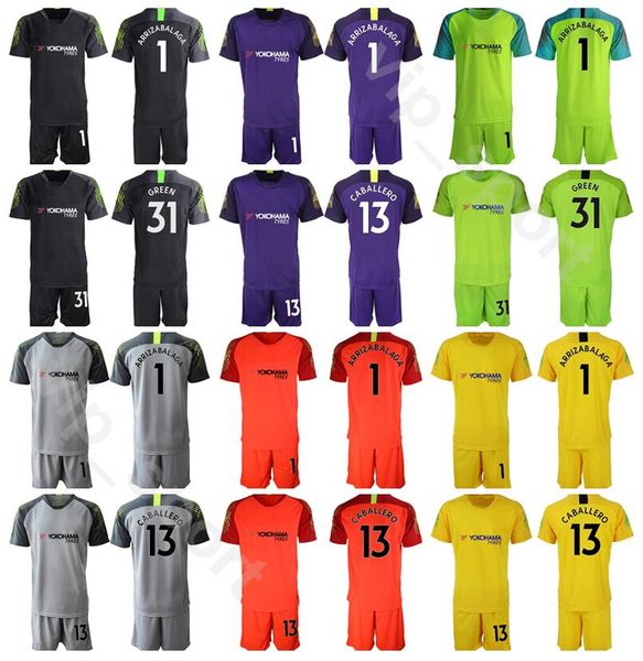 2020 goalie 13 willy caballero goalkeeper gk soccer jersey set men 31 robert green 1 kepa arrizabalaga football shirt kits uniform, Black
2020 goalie 13 willy caballero goalkeeper gk soccer jersey set men 31 robert green 1 kepa arrizabalaga football shirt kits uniform, Black
