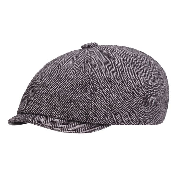 black grey herringbone men's vintage cotton beret cap newsboy baker boy tweed flat cap mens gatsby hat chapeau homme#p7, Blue;gray
black grey herringbone men's vintage cotton beret cap newsboy baker boy tweed flat cap mens gatsby hat chapeau homme#p7, Blue;gray