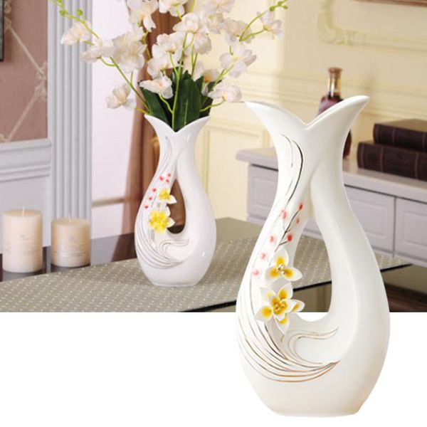 innovative white ceramic vase living room decorations fresh dried flowers organizer tv cabinet dining table pottery ornaments
innovative white ceramic vase living room decorations fresh dried flowers organizer tv cabinet dining table pottery ornaments