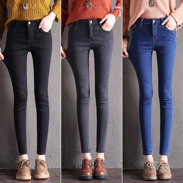jeans for women mom jeans high waist woman high elastic plus size stretch female washed denim skinny pencil pants, Blue
jeans for women mom jeans high waist woman high elastic plus size stretch female washed denim skinny pencil pants, Blue