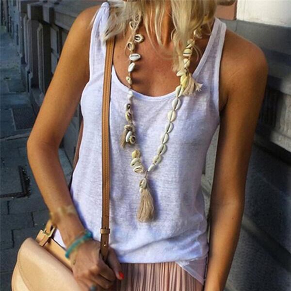 лето фитнес tank top solid color рубашка плюс размера сыпучей модели женщины vest o-образный вырез тонких топов моды женщина одежда, White
лето фитнес tank top solid color рубашка плюс размера сыпучей модели женщины vest o-образный вырез тонких топов моды женщина одежда, White