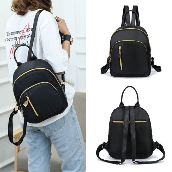 brand new style girls women mini backpack travel nylon shoulder school bag solid sofeback zipper chains backpacks
brand new style girls women mini backpack travel nylon shoulder school bag solid sofeback zipper chains backpacks