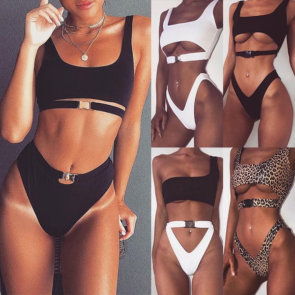 bikini 2019 swimwear women swimsuit bikini set solid bathing suit brazilian beachwear push up maillot de bain femme, White;black
bikini 2019 swimwear women swimsuit bikini set solid bathing suit brazilian beachwear push up maillot de bain femme, White;black