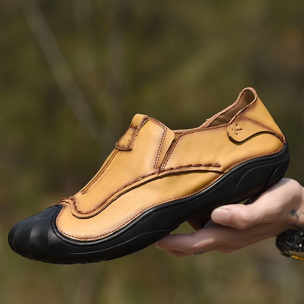 casual leather shoes men soft leather loafers men shoes breathable comfortable flats handmade sewing moccasins, Black
casual leather shoes men soft leather loafers men shoes breathable comfortable flats handmade sewing moccasins, Black