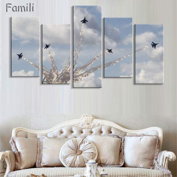 Cuadros Painting By Numbers 5Picture Modern Fighter Aircraft Canvas Painting Combat Wall Picture Art For Living Room Unframed
Cuadros Painting By Numbers 5Picture Modern Fighter Aircraft Canvas Painting Combat Wall Picture Art For Living Room Unframed
