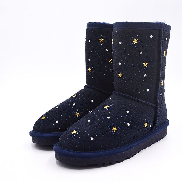 new2018 navy blue ankle boots for women metal decoration and small crystal fashion ladies boots winter shoes platform, Black
new2018 navy blue ankle boots for women metal decoration and small crystal fashion ladies boots winter shoes platform, Black