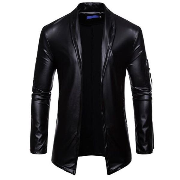 xiu luo 3xl cool leather suit jacket fashion blazer performance costume dropshipping pu jacket 2019 spring autumn, Black
xiu luo 3xl cool leather suit jacket fashion blazer performance costume dropshipping pu jacket 2019 spring autumn, Black