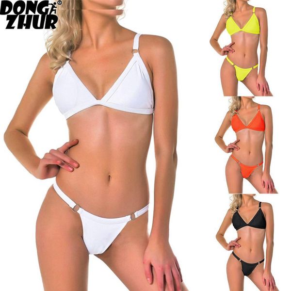 women solid solid plain bikini set lady beach summer swimwear bra briefs two pieces bikinis biquini for women female, White;black
women solid solid plain bikini set lady beach summer swimwear bra briefs two pieces bikinis biquini for women female, White;black