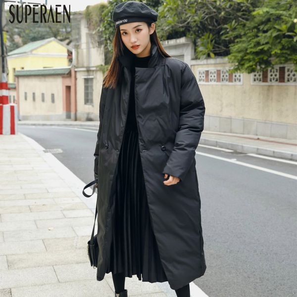 superaen cotton warm parkas coat women 2019 winter new fashion wild casual ladies parkas coat solid color casual women clothing, Black
superaen cotton warm parkas coat women 2019 winter new fashion wild casual ladies parkas coat solid color casual women clothing, Black