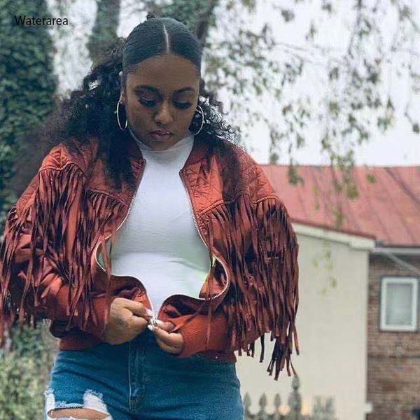 2019 new plus size autumn winter women o-neck zipper up long sleeve solid color tassel coat w5261, Tan;black
2019 new plus size autumn winter women o-neck zipper up long sleeve solid color tassel coat w5261, Tan;black