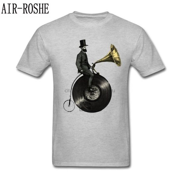 music hat bicycle penny farthing mens vinyl records vintage t shirts men 100% cotton short sleeve t shirts great men, White;black
music hat bicycle penny farthing mens vinyl records vintage t shirts men 100% cotton short sleeve t shirts great men, White;black