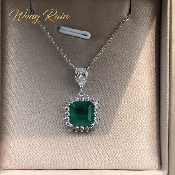 wong rain vintage 100% 925 sterling silver emerald gemstone diamonds pendant necklace cocktail party fine jewelry gift wholesale
wong rain vintage 100% 925 sterling silver emerald gemstone diamonds pendant necklace cocktail party fine jewelry gift wholesale