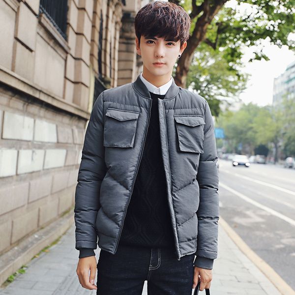 autumn & winter thick men baseball collar solid color down jacket cotton-padded clothes youth origional hong wave cotton-padded, Black
autumn & winter thick men baseball collar solid color down jacket cotton-padded clothes youth origional hong wave cotton-padded, Black