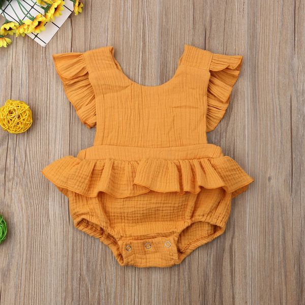 newborn baby girls ruffle cotton romper backcross outfits jumpsuit new baby clothing, Blue
newborn baby girls ruffle cotton romper backcross outfits jumpsuit new baby clothing, Blue
