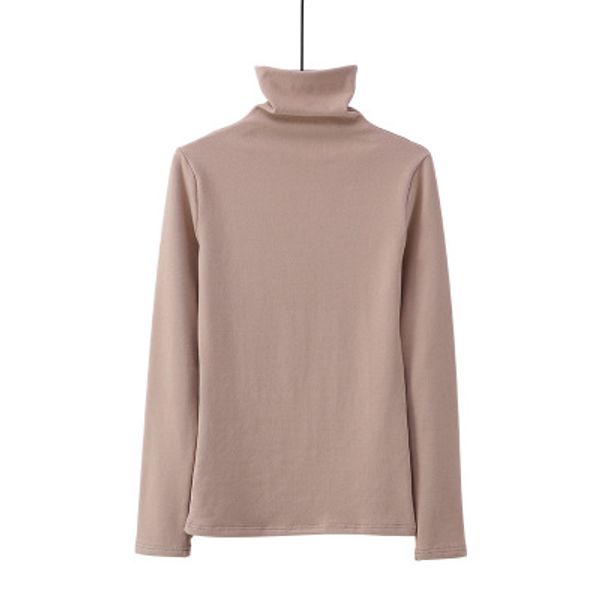 women spring autumn solid basic t-shirt long sleeves turtle neck solid t shirts for women casual tees female shirts, White
women spring autumn solid basic t-shirt long sleeves turtle neck solid t shirts for women casual tees female shirts, White