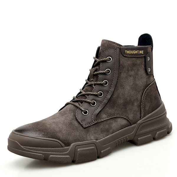 men shoes new genuine leather zip ankle boots men casual dr. motorcycle shoes warm winter boots work safety, Black
men shoes new genuine leather zip ankle boots men casual dr. motorcycle shoes warm winter boots work safety, Black