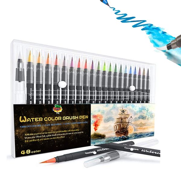 brush tip markers set for painting watercolor brush pen
brush tip markers set for painting watercolor brush pen