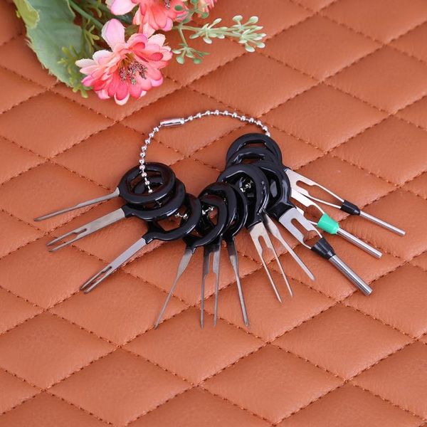 11pcs car plug pin needle remove tool auto car plug terminal extractor pick connector crimp pin needle tool back set
11pcs car plug pin needle remove tool auto car plug terminal extractor pick connector crimp pin needle tool back set