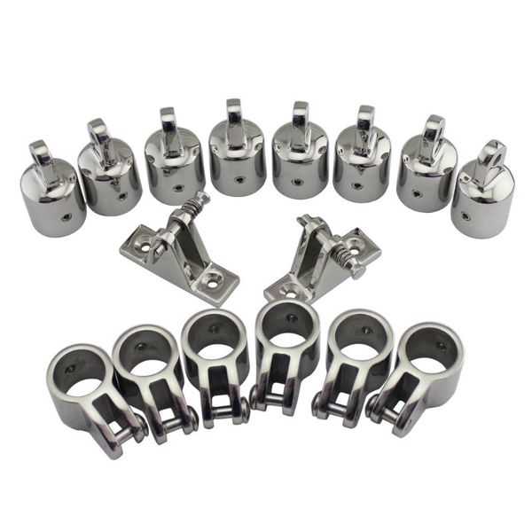 4 bow bimini boat stainless steel fittings marine hardware set - 16 piece set of ss316
4 bow bimini boat stainless steel fittings marine hardware set - 16 piece set of ss316