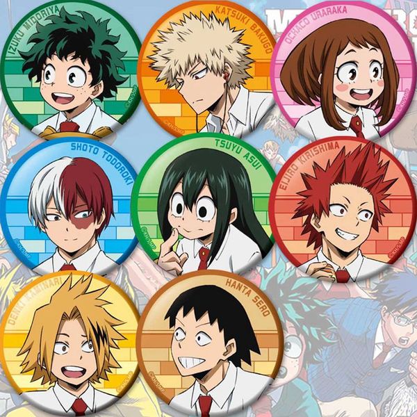 8 pcs/lot anime my hero academia cosplay badge cartoon no hero academia brooch pins collection bags badges for backpacks, Gray
8 pcs/lot anime my hero academia cosplay badge cartoon no hero academia brooch pins collection bags badges for backpacks, Gray