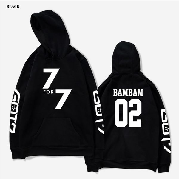 хип-хоп мода got7 7for7 k-pop весна женщины / мужчины толстовка с капюшоном печатных повседневная толстовки мужская / женская одежда плюс ра, Black
хип-хоп мода got7 7for7 k-pop весна женщины / мужчины толстовка с капюшоном печатных повседневная толстовки мужская / женская одежда плюс ра, Black