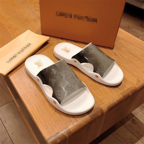 with box summer designers rubber men and women flat slide sandal for slipper bright colorful summer feel permeating beach flip flops, Black
with box summer designers rubber men and women flat slide sandal for slipper bright colorful summer feel permeating beach flip flops, Black