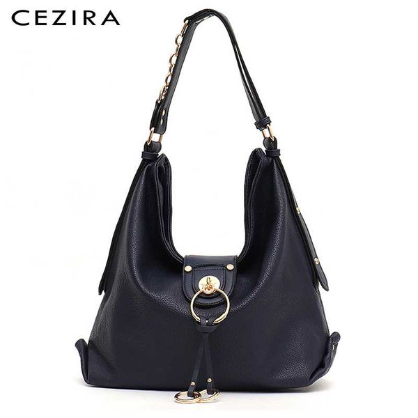 cezira luxury women daily hobo ladies pu leather large shoulder handbag fashion metal rings tote female casual crossbody bag sac
cezira luxury women daily hobo ladies pu leather large shoulder handbag fashion metal rings tote female casual crossbody bag sac