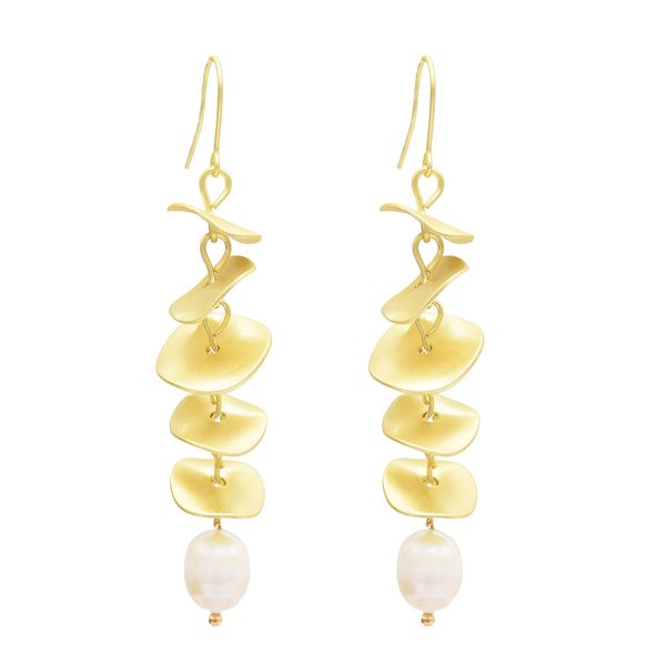 new style fashion personality exaggeration creative gold multi-layer sequin pearl pendant earrings pendant women jewelry gif, Silver
new style fashion personality exaggeration creative gold multi-layer sequin pearl pendant earrings pendant women jewelry gif, Silver