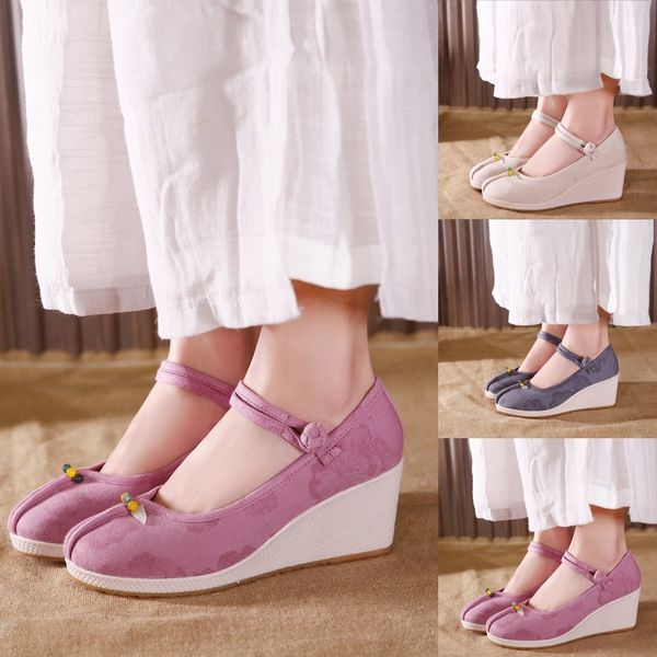 ankle boots high heels shoes women's chinese wind embroidered buckle strap wedges casual cloth shoes#4, Black
ankle boots high heels shoes women's chinese wind embroidered buckle strap wedges casual cloth shoes#4, Black