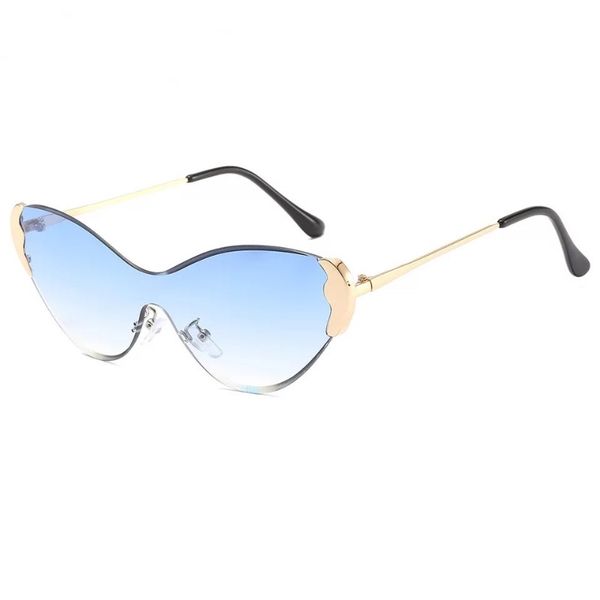 cat eye sunglasses men women uv protection lens fashion oval coating mirror lens frameless color plated frame es1902, White;black
cat eye sunglasses men women uv protection lens fashion oval coating mirror lens frameless color plated frame es1902, White;black