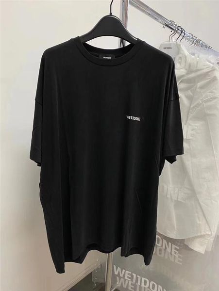 oversize we11done t shirt men women tees small logo printing welldone t-shirts, White;black
oversize we11done t shirt men women tees small logo printing welldone t-shirts, White;black