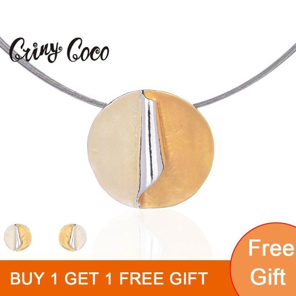 cring coco 2020 yellow enamel pendant necklaces for women women's statement chain simple geometric choker necklace birthday gift, Golden;silver
cring coco 2020 yellow enamel pendant necklaces for women women's statement chain simple geometric choker necklace birthday gift, Golden;silver