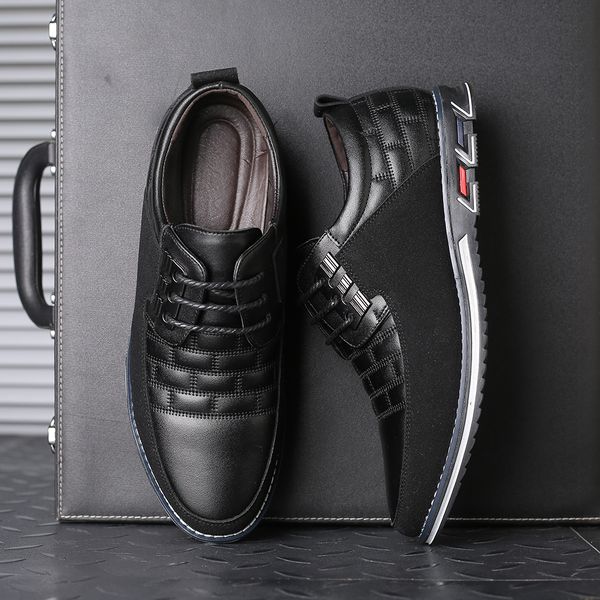 brand men's casual shoes leather men's shoes italian style men's loafers classic fashion men wedding shoes 201125, Black
brand men's casual shoes leather men's shoes italian style men's loafers classic fashion men wedding shoes 201125, Black