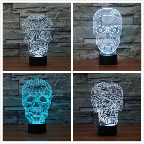 4 styles 3d optical illusion visualization skull led art sculpture night lights desk lamp with touch control for home art decor
4 styles 3d optical illusion visualization skull led art sculpture night lights desk lamp with touch control for home art decor