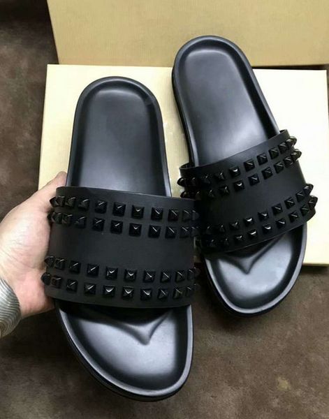 donna studded designer willow nails soft bottom rubber slippers men nail shoes flat slippers, Black
donna studded designer willow nails soft bottom rubber slippers men nail shoes flat slippers, Black