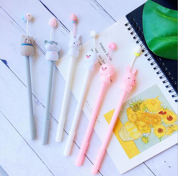 wholesale 2020 new products cute pet little pink pig cartoon silicone gel pen cute hamster rabbit creative school supplies
wholesale 2020 new products cute pet little pink pig cartoon silicone gel pen cute hamster rabbit creative school supplies