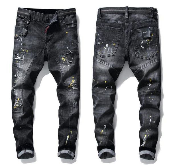 unique mens ribbon panelled skinny black jeans fashion slim fit washed motocycle denim pants patches hip hop trousers, Blue
unique mens ribbon panelled skinny black jeans fashion slim fit washed motocycle denim pants patches hip hop trousers, Blue