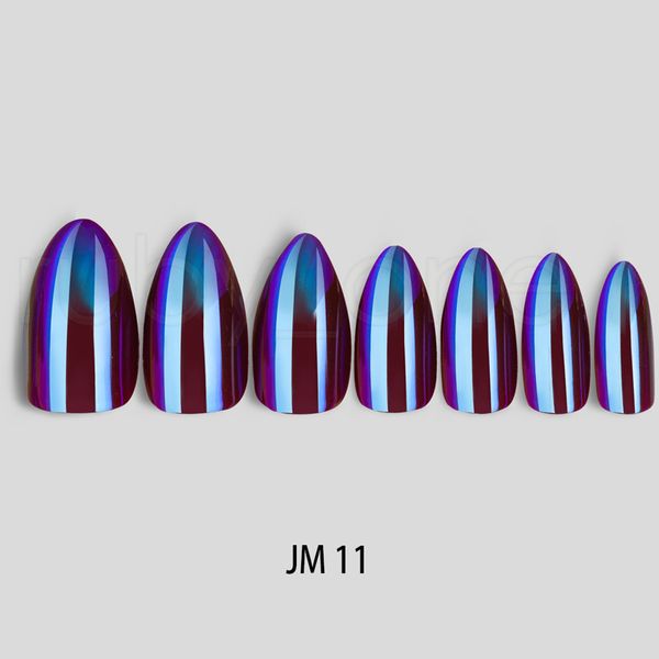fashion mirror chrome fake nails tips reflection false nail magic mirror effect almond fake nails espejo cromado unas postizas, Red;gold
fashion mirror chrome fake nails tips reflection false nail magic mirror effect almond fake nails espejo cromado unas postizas, Red;gold