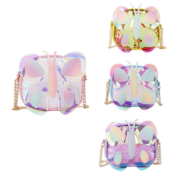 2020 korean children's mini purse glitter little girl cute laser small coin wallet pouch box kids butterfly messenger bag gift, White
2020 korean children's mini purse glitter little girl cute laser small coin wallet pouch box kids butterfly messenger bag gift, White