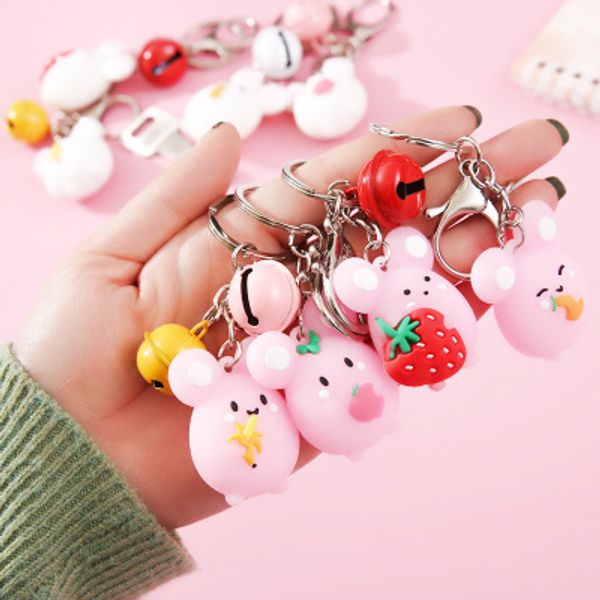 sweet little mouse bell keychains new creative gift pendant key ring alloy keychain bag ornaments 8 styles, Slivery;golden
sweet little mouse bell keychains new creative gift pendant key ring alloy keychain bag ornaments 8 styles, Slivery;golden