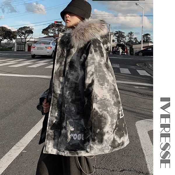 camouflage tie dye warm thick hooded parkas casual coats jackets men winter loose zipper outerwear streetwear hip hop overcoat, Black
camouflage tie dye warm thick hooded parkas casual coats jackets men winter loose zipper outerwear streetwear hip hop overcoat, Black