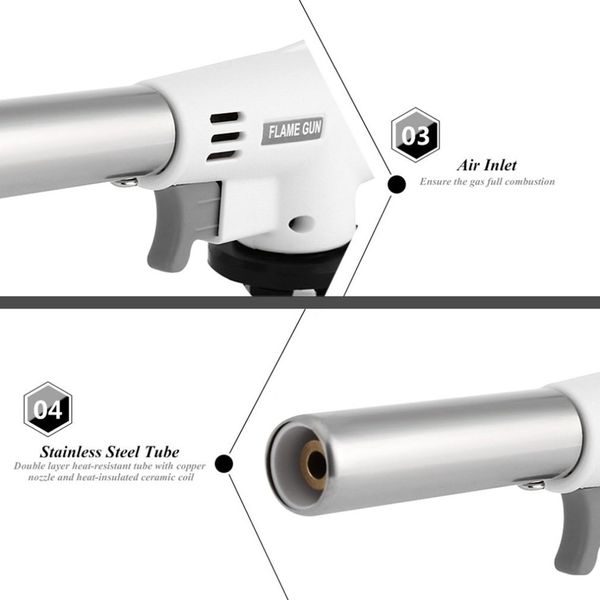 home stove flame gun torch wind fully automatic electronic butane gas burners gun adapter lighter for bbq other kitchen dining bar
home stove flame gun torch wind fully automatic electronic butane gas burners gun adapter lighter for bbq other kitchen dining bar