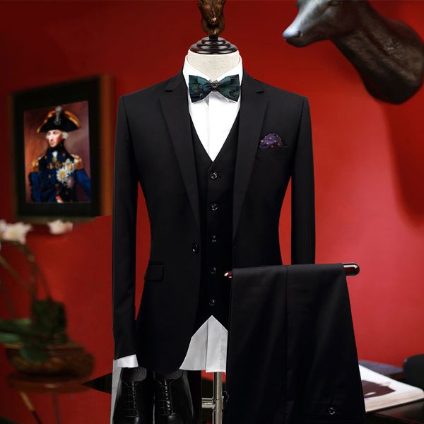 2020 men suit spring black gentleman slim fit blazer vest pant suits single breasted new arrivals business party wedding 3xl, White;black
2020 men suit spring black gentleman slim fit blazer vest pant suits single breasted new arrivals business party wedding 3xl, White;black