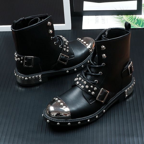 winter martin boots men fashion punk rivet all black boots high zipper shoes for male cotton shoes
winter martin boots men fashion punk rivet all black boots high zipper shoes for male cotton shoes
