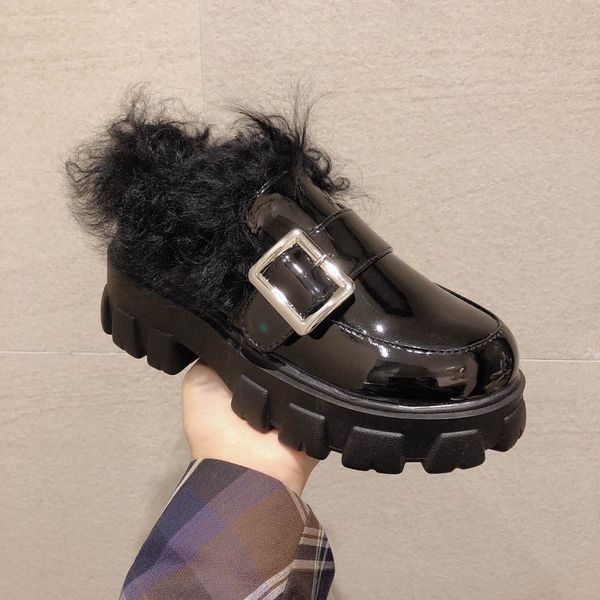 shallow mouth round toe british style winter shoes women all-match platform casual female sneakers 2019 fashion women's, Black
shallow mouth round toe british style winter shoes women all-match platform casual female sneakers 2019 fashion women's, Black
