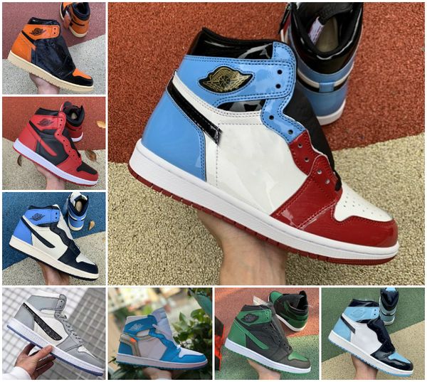 mens basketball shoes 1s unc to chicago pink green turbo green twist fearless obsidian bred toe mens trainer sports sneaker size 5.5-12, Black
mens basketball shoes 1s unc to chicago pink green turbo green twist fearless obsidian bred toe mens trainer sports sneaker size 5.5-12, Black