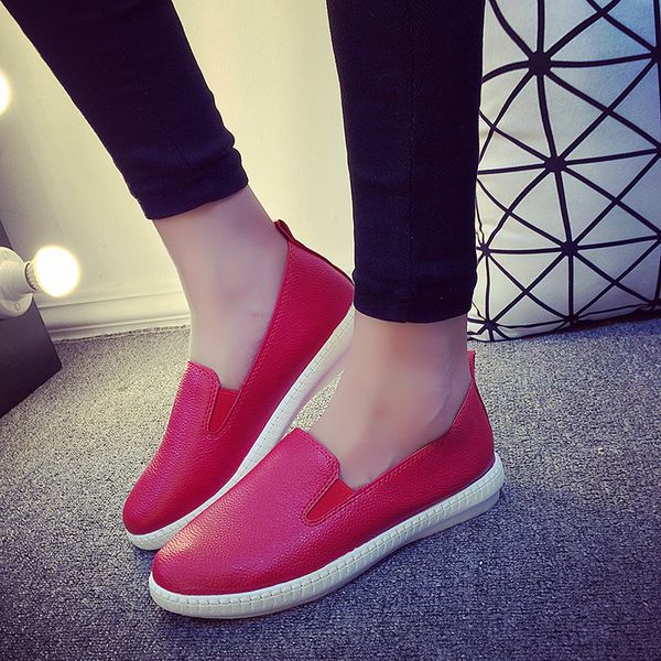 new women's flat shoes casual shoes leather loafers sneakers slip-on 2018 summer spring fashion shallow breathable ing, Black
new women's flat shoes casual shoes leather loafers sneakers slip-on 2018 summer spring fashion shallow breathable ing, Black
