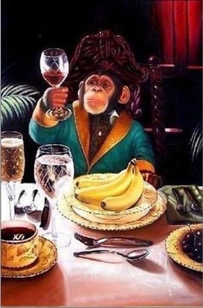 lovely monkey drinking wine, pure handcraft animail arts oil painting on canvas for home wall decor in custom sizes
lovely monkey drinking wine, pure handcraft animail arts oil painting on canvas for home wall decor in custom sizes