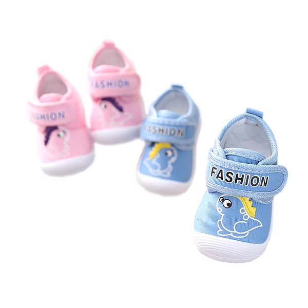 insole 11.5-14cm new soft canvas baby toddler shoes baby walking shoes with sound