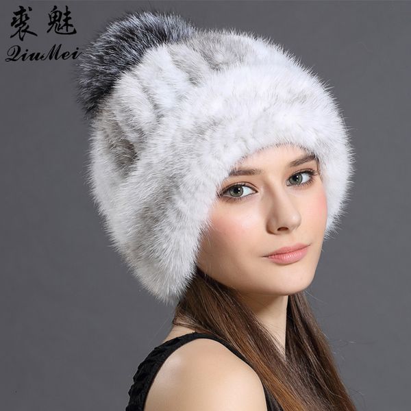women's cap real mink fur hat winter knitted with fox fur pompom luxury thicken mink hat casual fur hats for women beanie female mx1911, Blue;gray
women's cap real mink fur hat winter knitted with fox fur pompom luxury thicken mink hat casual fur hats for women beanie female mx1911, Blue;gray
